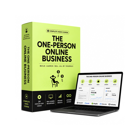 The One-Person Online Business (Complete Video Course)